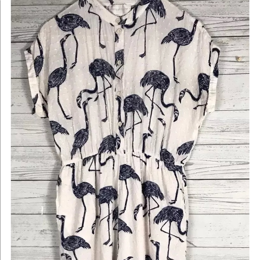 Corey Lynn Calter Anthropologie Flamingo Jumpsuit - Picture 5 of 8